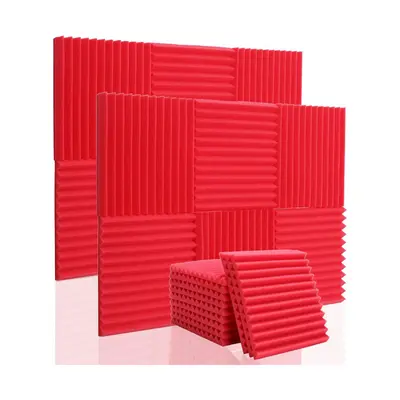 paneles fonoabsorbentes de absorción barato rojo 12 piezas